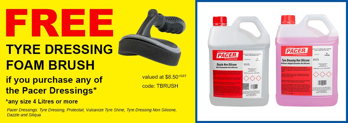 FREE Tyre Dressing Foam Brush