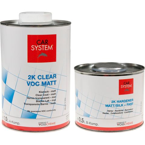 2K VOC MATT CLEAR 1L