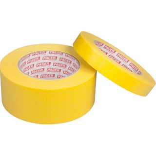 PACER YELLOW MASKING TAPE WATERPROOF 19MM X 50M