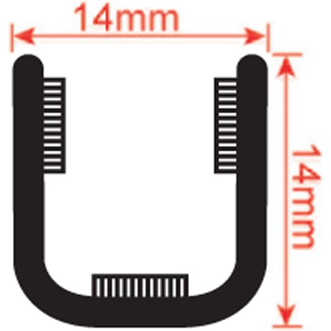 5/8 FLEX CHANNEL - METRE