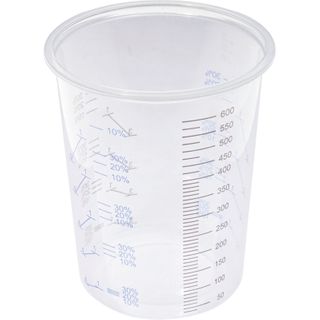 PRINTED FLEXIBLE PAINT MIXING CUP 600ML EACH