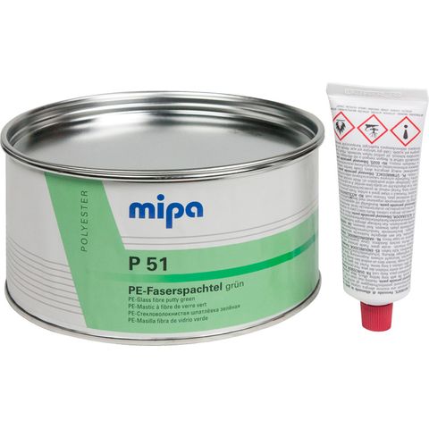 MIPA P51 FIBREGLASS PUTTY 1.8KG GREEN