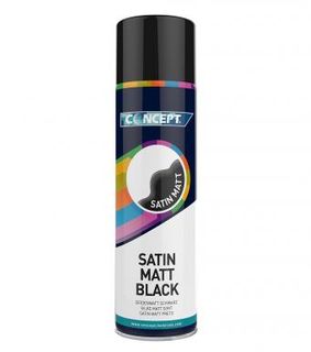 CONCEPT SATIN BLACK AEROSOL 450ML