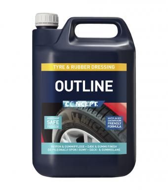 OUTLINE WATERBASED TYRE & RUBBER DRESSING