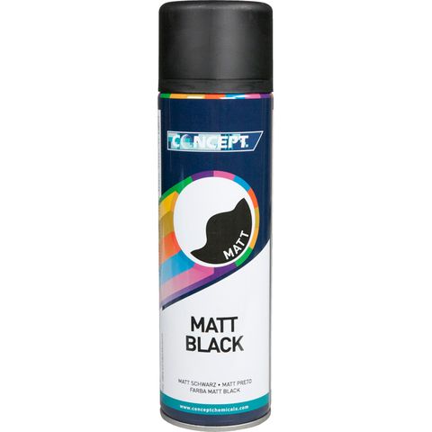 CONCEPT MATT BLACK AEROSOL 450ML