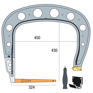 GYS G8 ARM INSULATED INCLUDING WALL SUPPORT