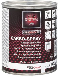 CS CARBO SPRAY TRANSPARENT POLYESTER CARBON PUTTY 800GM