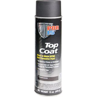 POR-15 TOP COAT CHASSIS BLACK - AEROSOL 15OZ (425ML)