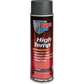 POR-15 HIGH TEMP FLAT BLACK AEROSOL - 15OZ (425ML)