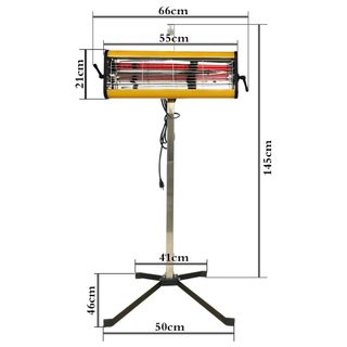 INFRARED SHORT WAVE 1050W LAMP