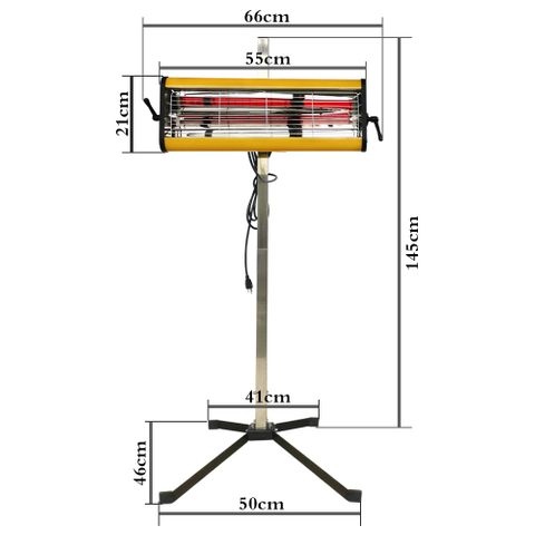 INFRARED SHORT WAVE 1050W LAMP