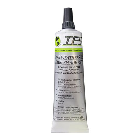 SUPER WEATHERSTRIP & EMBLEM ADHESIVE (CLEAR)