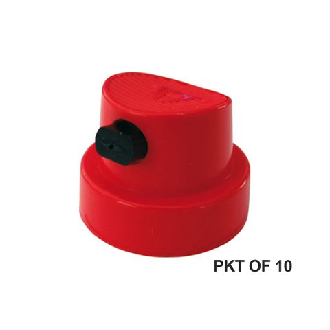 MIPA RED REPLACEMENT AEROSOL NOZZLE (PKT 10)