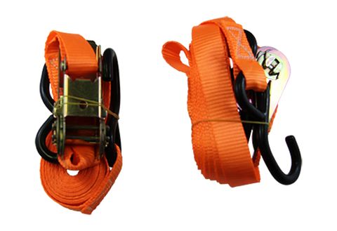 Ratchet tie-down straps 3.6m (pair)