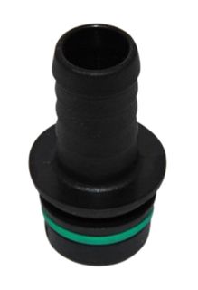 Hose tail 19mm w/ o-ring