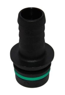 Hose tail 19mm w/ o-ring