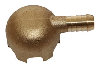 12mm barbed brass suction weight