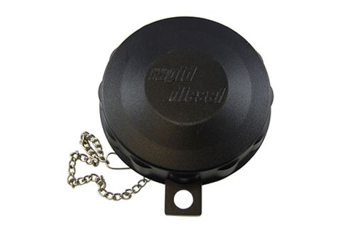 Non-vented pad-lockable filler cap