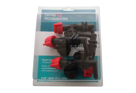 Pack 4 | Nozzle holder w/ check valve