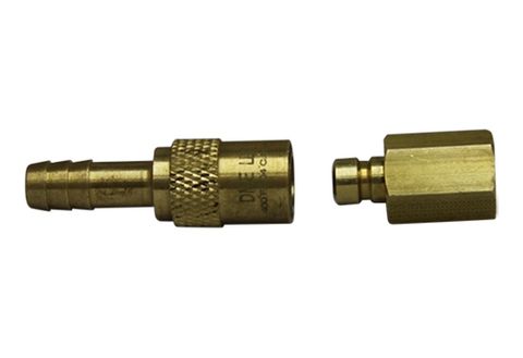 Brass quick fit connector 10mm