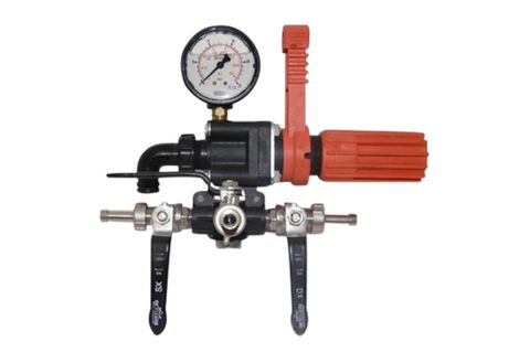 Sting 3 way pressure regulator & gauge