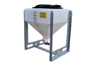 50L Rinse Bin Complete | Frame, Fittings & 9mm Venturi