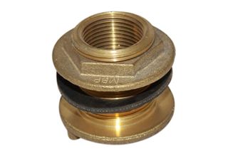 1 inch brass tank fitting