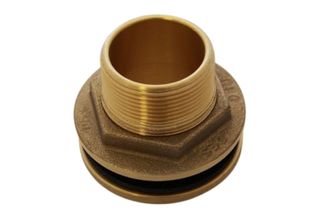 1 1/4 inch brass tank fitting