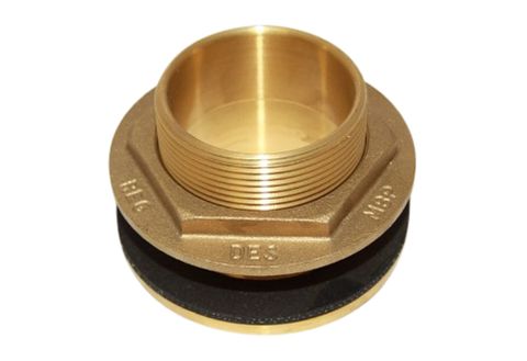 1 1/2 inch brass tank fitting