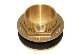 2 inch brass tank fitting