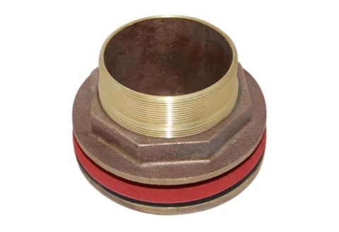 4 inch brass tank fitting