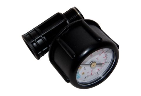 Pressure gauge for lance