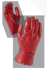 Glove Red PVC 27cm