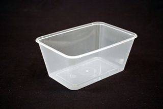 Genfac Container Rectangle 1000ml Slv 50