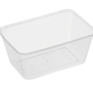 Genfac Container Rectangle 1000ml Slv 50