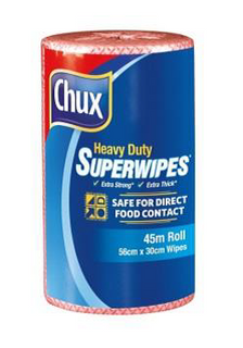 Chux Superwipe Heavy Duty Red (Roll)