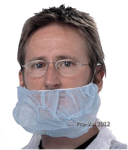 Beard Cover Double Looped Blue Ctn 500