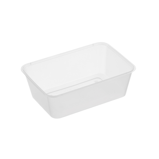Genfac Container Rectangle 750ml Slv 50