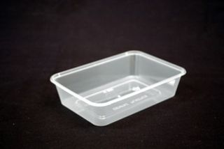 Genfac Container Rectangle 500ml Slv 50