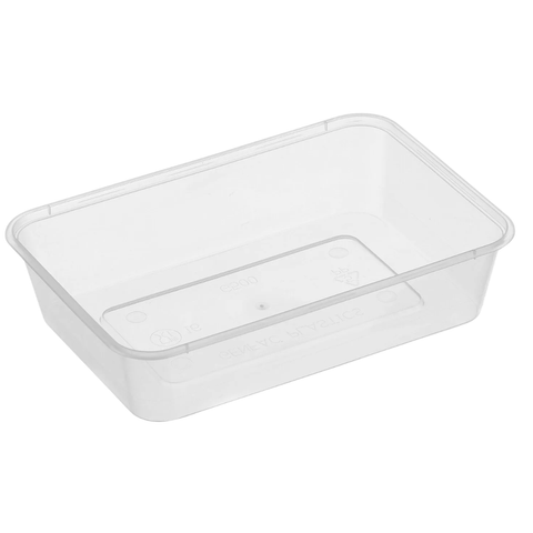 Genfac Container Rectangle 500ml Slv 50