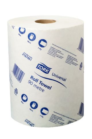 Tork Roll Towel 1 Ply 90m x16 Rolls
