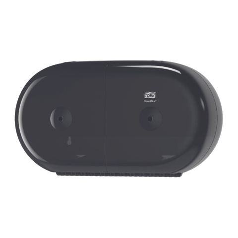 Tork SmartOne Twin Mini Toilet Elevation Dispenser Black T9