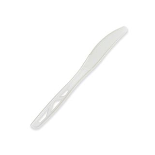 Future Friendly CPLA Knife 180mm White Pk 100