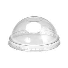 Biopak Clear Dome Lid with Hole 300-700ml Slv 100