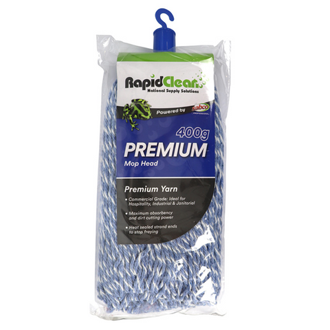 Mop Head Rapidclean Premium Blue 400grm