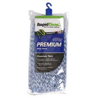 Mop Head Rapidclean Premium Blue 400grm