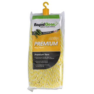 Mop Head Rapidclean Premium Yellow 400grm