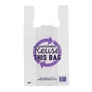 Singlet Bag 38um Extra Large White Pkt 50