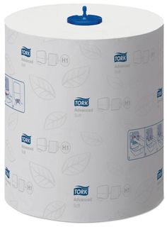 Tork Matic Soft Hand Towel Roll 2ply Advanced H1 150m x 6 Rolls