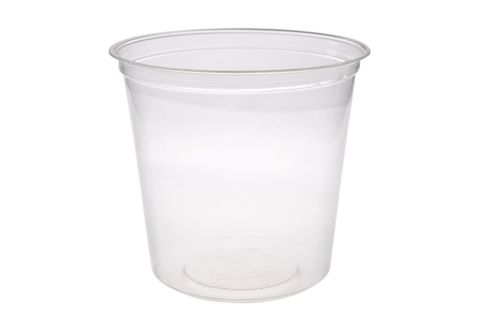 Vegware Deli Container Round 24oz (700ml) PLA Slv 50